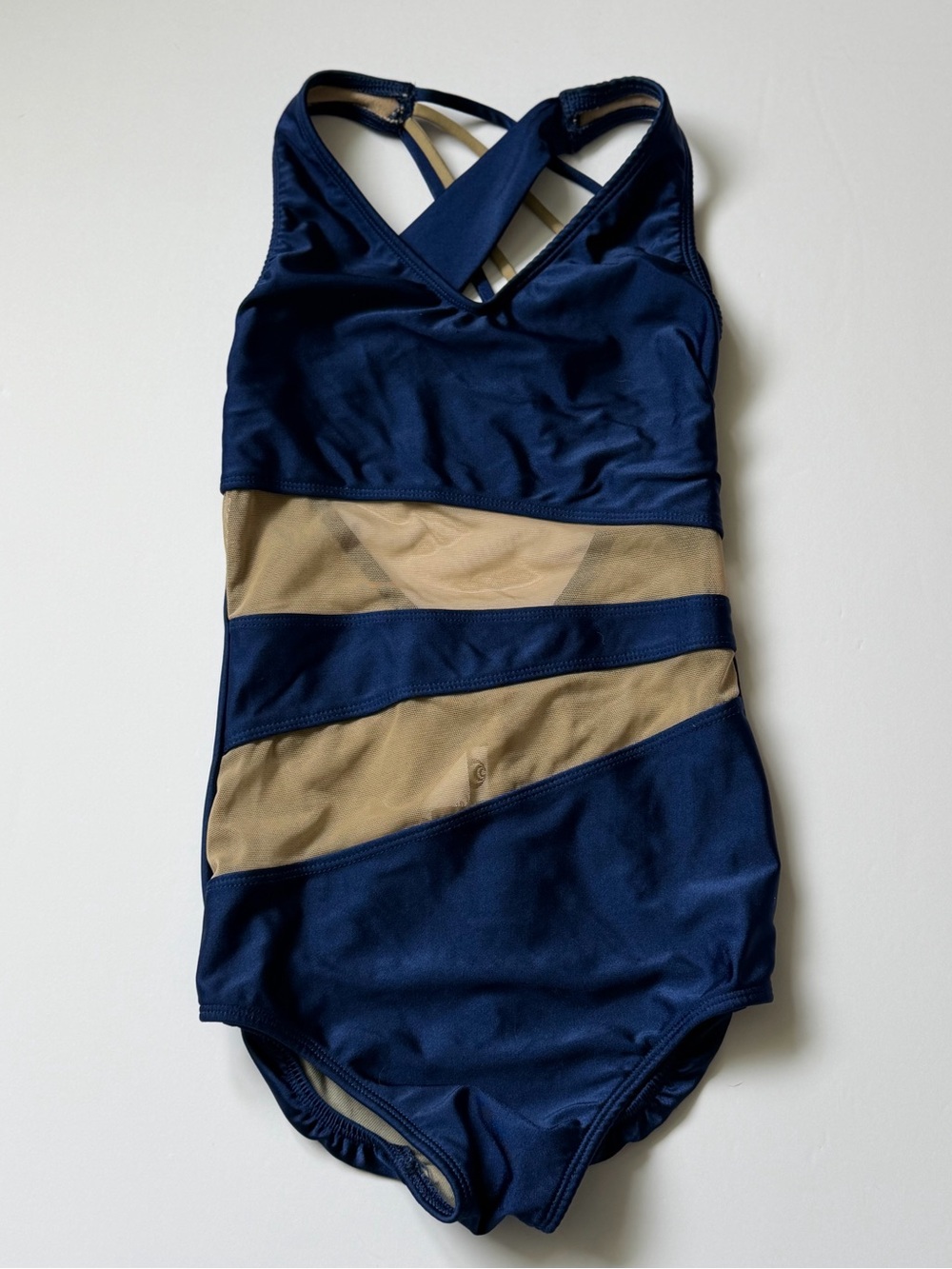 Ilogear dancwear navy leotard AXS